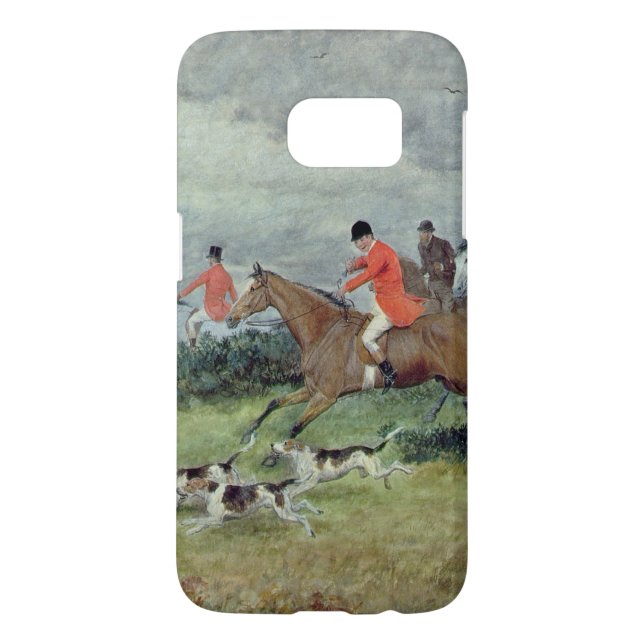 Fox Hunting in Surrey, 19th century Case-Mate Samsung Galaxy Case (Back)
