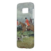 Fox Hunting in Surrey, 19th century Case-Mate Samsung Galaxy Case (Back Left)