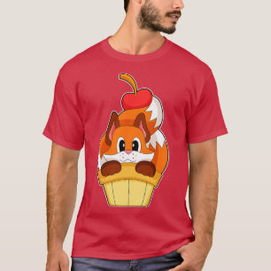 Fox Ice cream cone Cherry T-Shirt