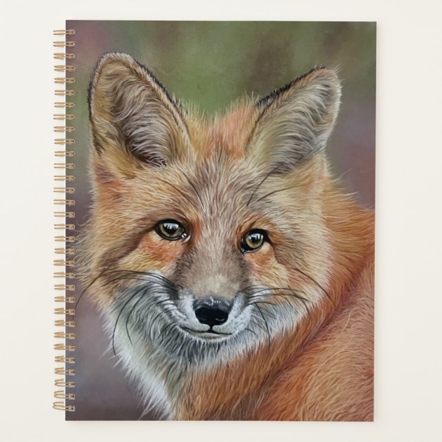 Fox illustration daily planner (Front)
