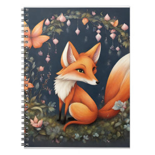Fox in Bloom Notebook