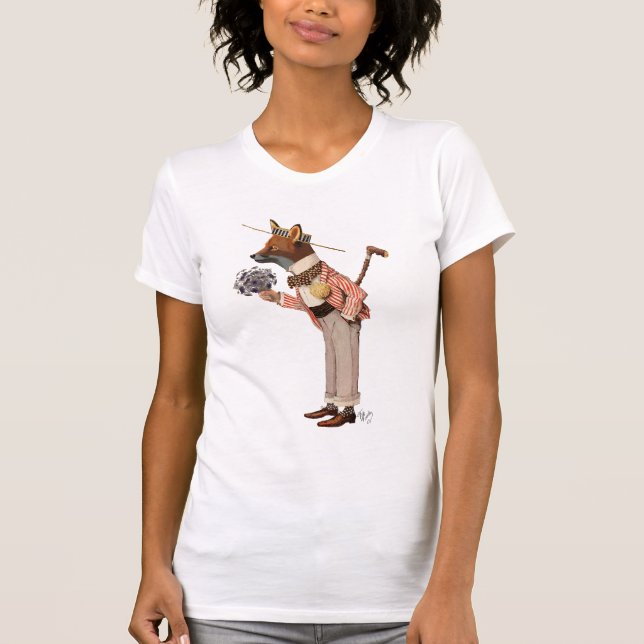 Fox in Boater T-Shirt (Front)