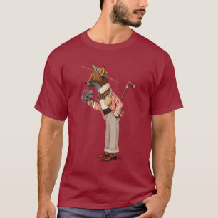 Fox in Boater T-Shirt