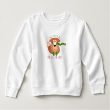 Fox in Mittens Kids Sweater