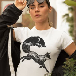Fox In Mountain T-Shirt