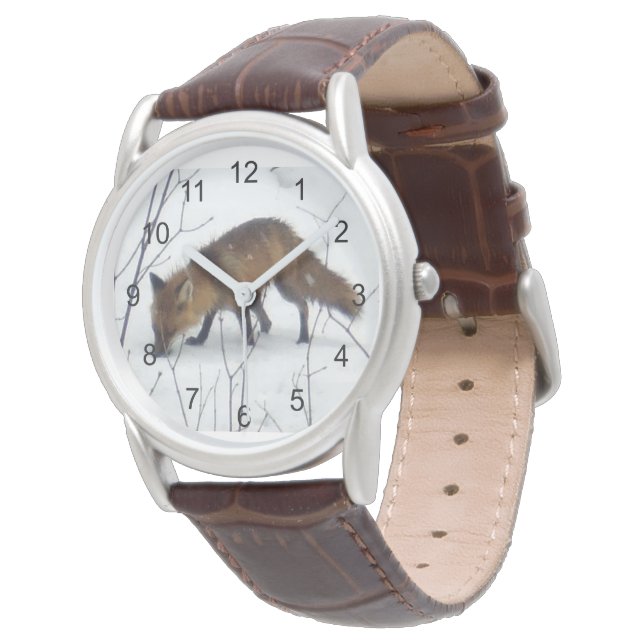 Fox in Snow Watch (Angled)