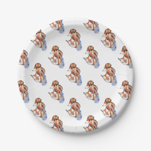 Fox in Socks Paper Plate