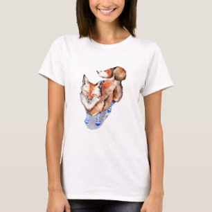 Fox in Socks T-Shirt