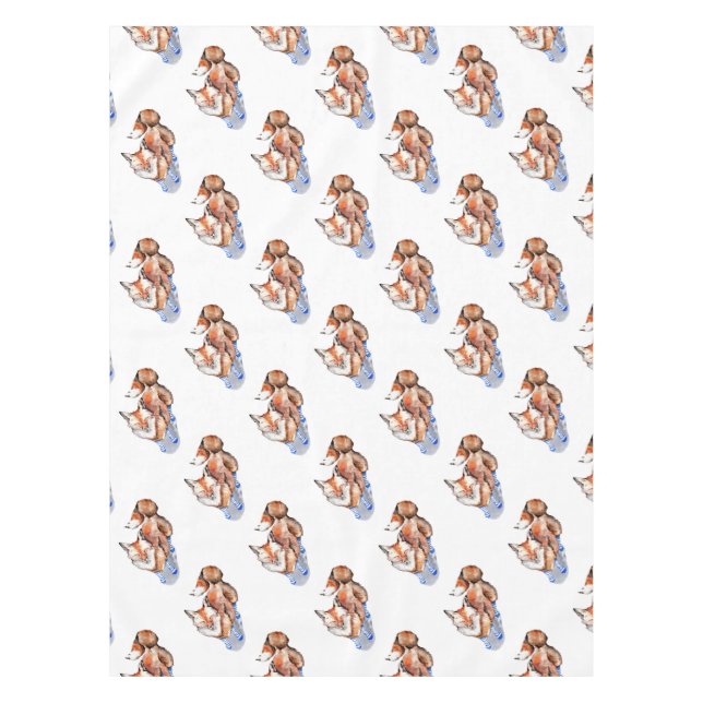 Fox in Socks Tablecloth (Front)