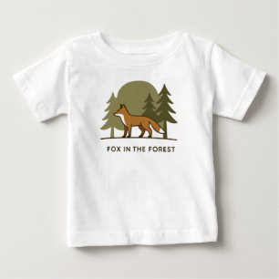 Fox in the Forest Baby T-Shirt