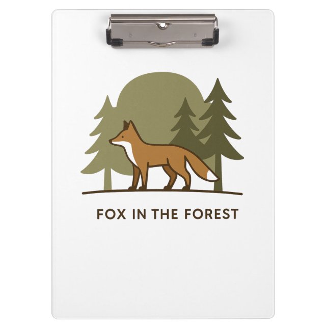 Fox in the Forest Clipboard (Front)