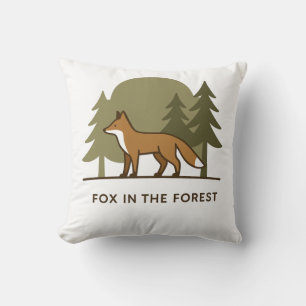 Fox in the Forest Cushion