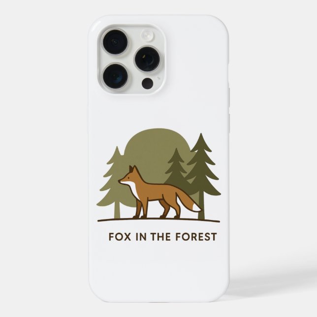 Fox in the Forest iPhone Case (Back)