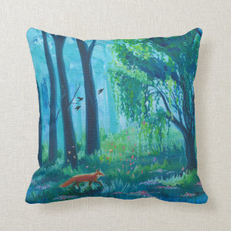 Fox in the Forest Pillow