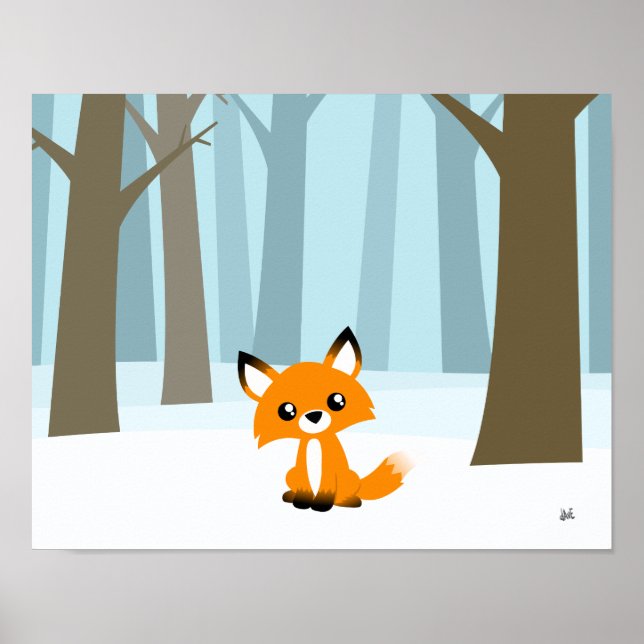 Fox in the Forest Poster (Front)