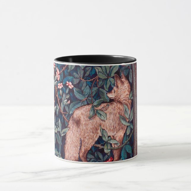 Fox in The Forest, William Morris Mug (Center)