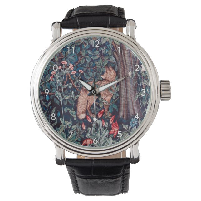 Fox in The Forest, William Morris Watch (Front)
