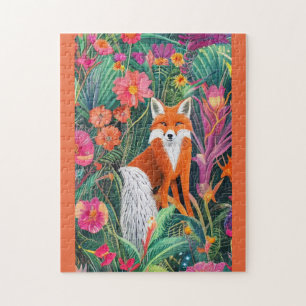 Fox in the garden  jigsaw puzzle