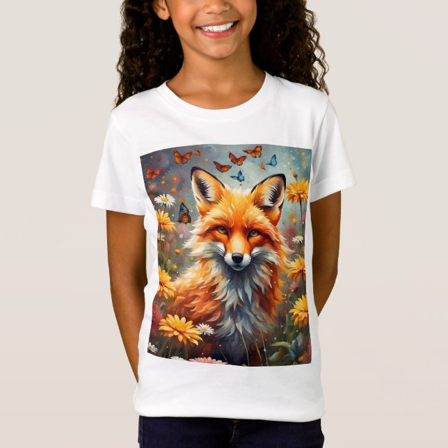 fox in the meadow T-Shirt (Front)