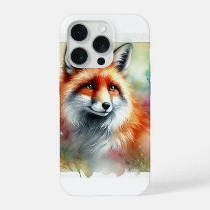 Fox in the Serene Forest 230924AREF126 - Watercolo iPhone 15 Pro Case