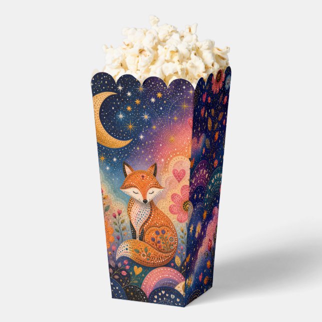 Fox in the Star Garden Favour Box (Popped)