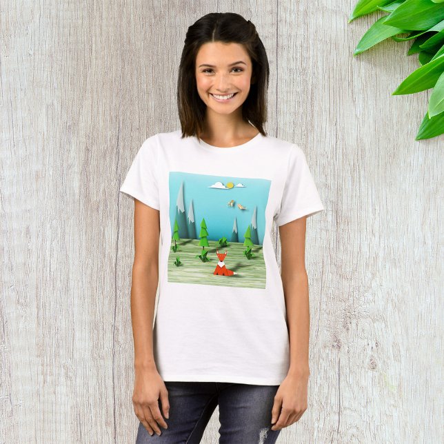 Fox In The Woods T-Shirt (Creator Uploaded)