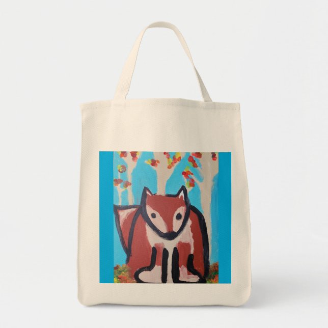 Fox in the Woods Tote Bag (Front)