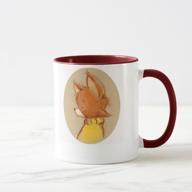 fox in turtleneck mug (Right)
