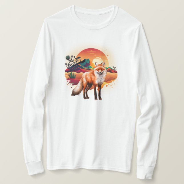 Fox in Winter T-Shirt (Design Front)