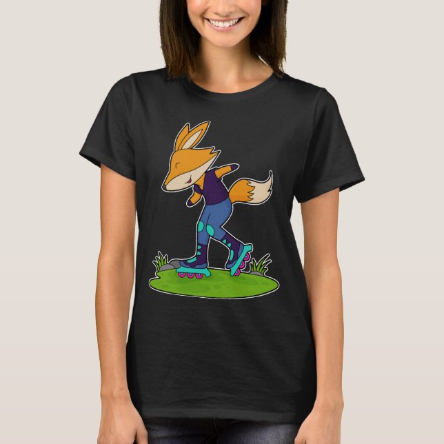 Fox Inline skating Roller skates T-Shirt (Front)
