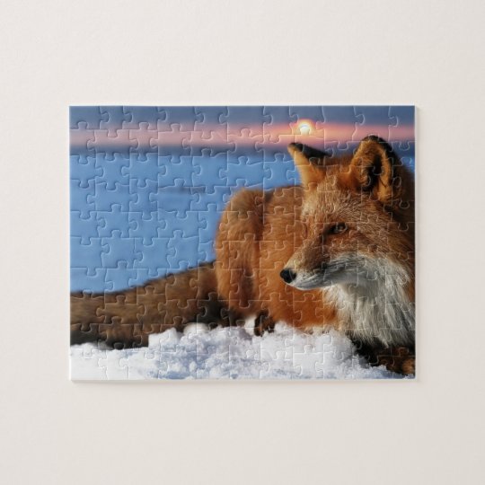 Fox Jigsaw Puzzle Zazzle.co.uk