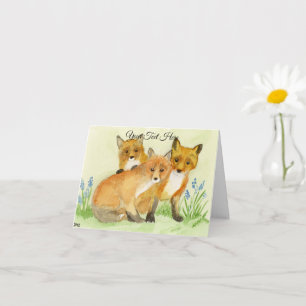 Fox Kits Card