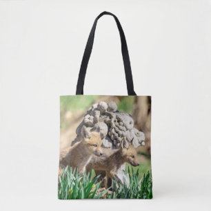 Fox Kits in the Hudson Valley Tote Bag