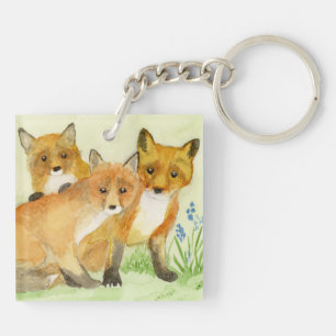 Fox Kits Key Ring