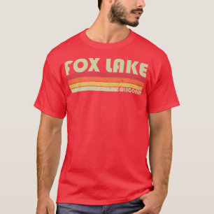 FOX LAKE WISCONSIN Funny Fishing Camping Summer Gi T-Shirt