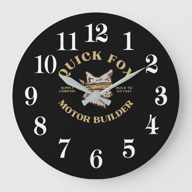 Fox Large Clock (Front)