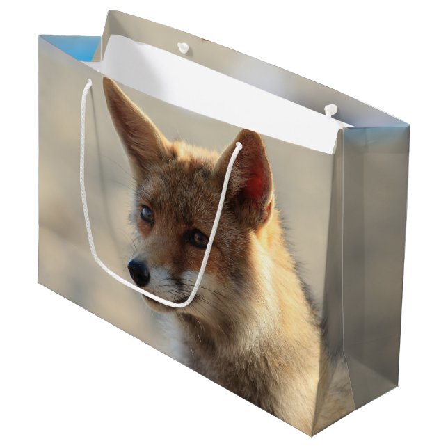 Fox Large Gift Bag (Front Angled)