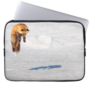 Fox Leap   Yukon, Canada Laptop Sleeve