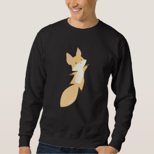Fox Little Foxes Cute Animals Funny Orange Kids Sweatshirt