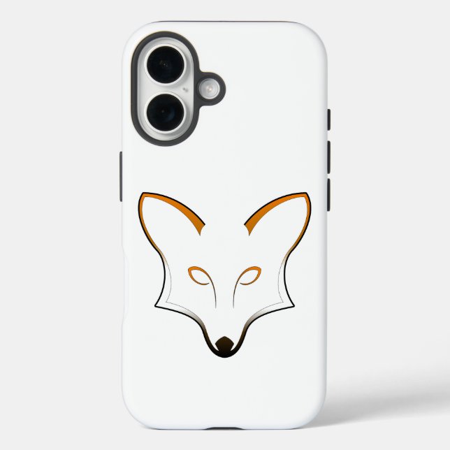 Fox Logo iPhone 16 Case (Back)