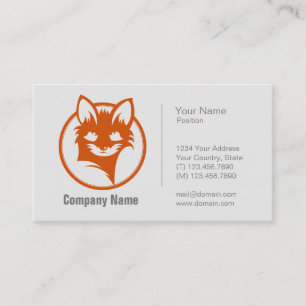 Fox Logo - Professional Business Card