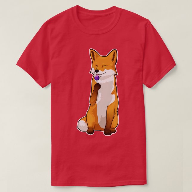 Fox Lollipop T-Shirt (Design Front)