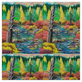 Fox Love Fabric