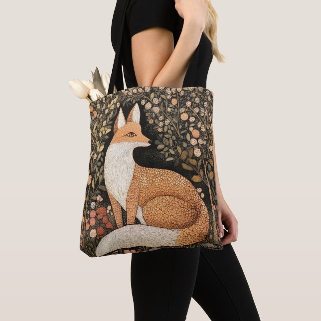 Fox Love  Tote Bag (Close Up)