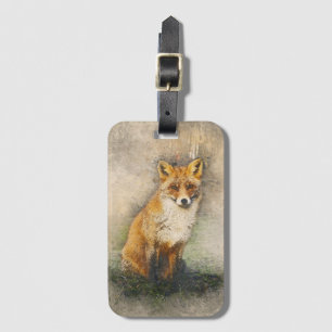 Fox Luggage Tag