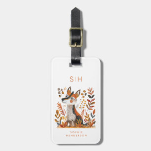 Fox Luggage Tag