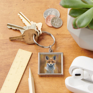 Fox Magnet Key Ring