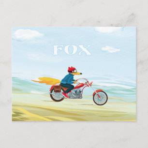 Fox-Man Postcard