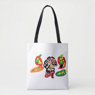 Fox mark autumn tote bag