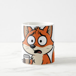 Fox Meme Cartoon Funny Coffee Mug